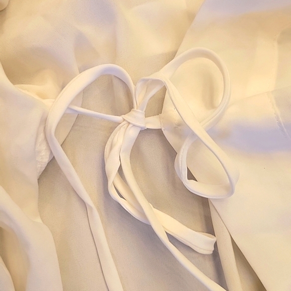 Val Mode Lingerie Floral Embroidered Robe , Sz S - Picture 13 of 16